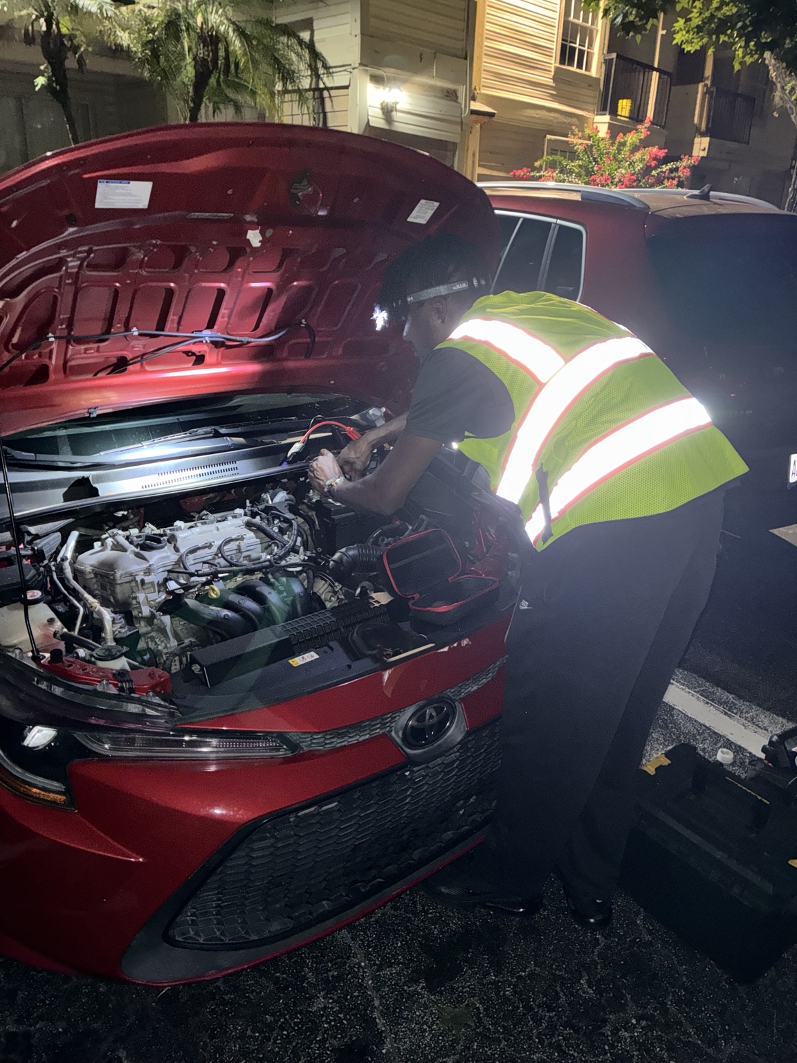 Night diagnostic check service